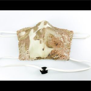 Luxury Goddess Sequin Handmade Face Mask